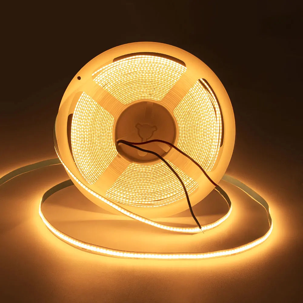 1M 3M 5M 8M 10M DC 24V Led Strip COB Tape Light 320 LEDs/m Red Green Blue Warm White Pink Yellow 9Colors For Room Decoration