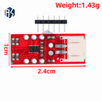 MAX17043 Lithium Battery Fuel Gauge Module - I2C Power Detection with A/D Conversion & Low-Voltage Alarm