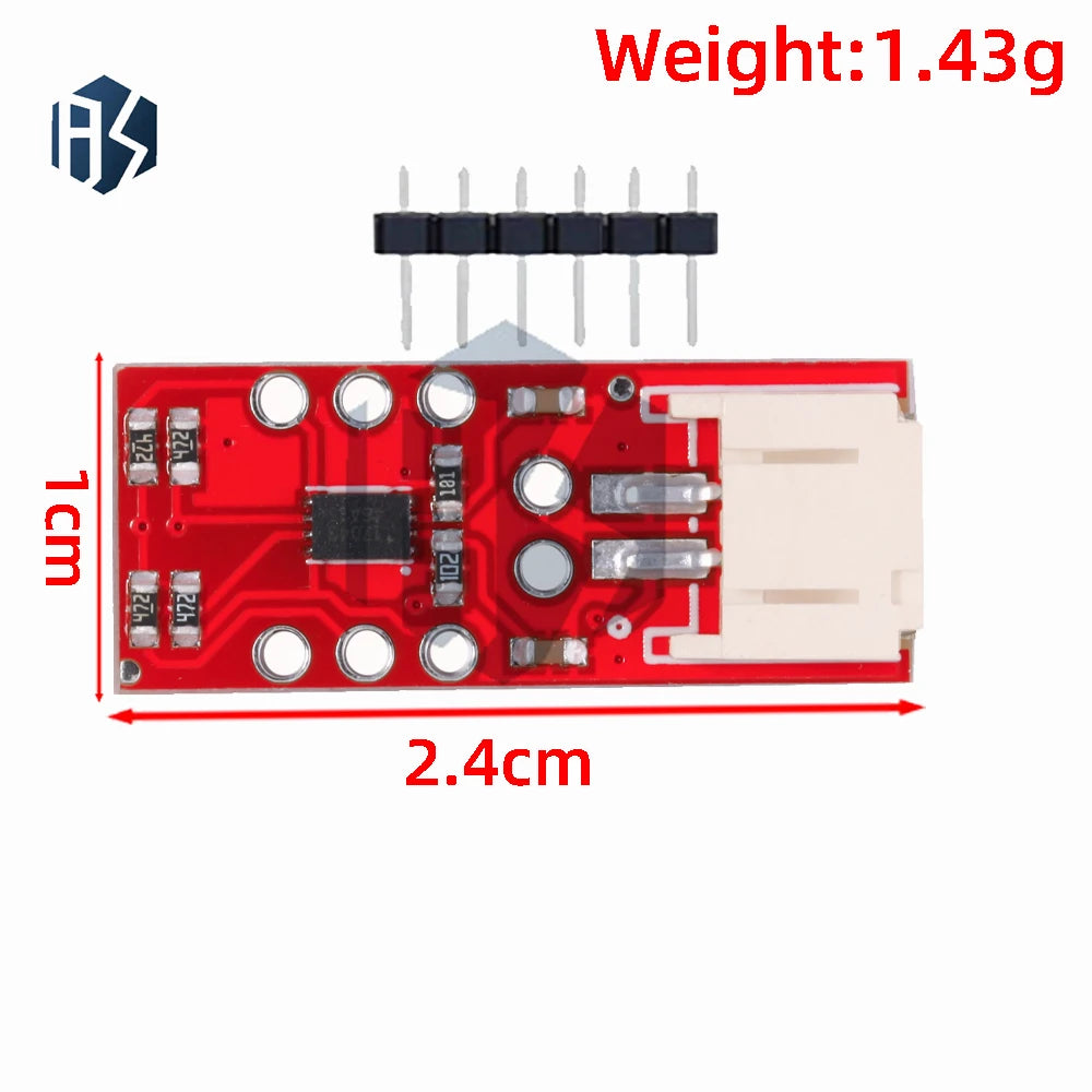 MAX17043 Lithium Battery Fuel Gauge Module - I2C Power Detection with A/D Conversion & Low-Voltage Alarm