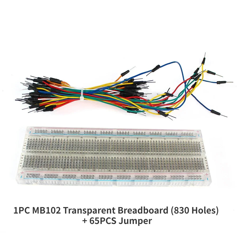 400/750/830Tie DIY PCB Breadboard Kit Jumpers 65/140pcs Wires Mini Test Protoboard for DIY Test Circuit Board Electronic Kits