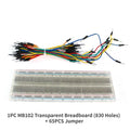 400/750/830Tie DIY PCB Breadboard Kit Jumpers 65/140pcs Wires Mini Test Protoboard for DIY Test Circuit Board Electronic Kits