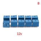 【GE】10pcs SRD Series Relays SRD-05VDC-SL-C SRD-12VDC-SL-C SRD-24VDC-SL-C DC High-Quality 5 Pins 12V Relay Set for Electronics