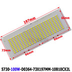 SMD5730 LED Chip PCB Light Source Long Aluminum Lamp Plate 20W 30W 50W100W Watt Diy Floodlight Outdoor Retrofit Lamp Board Acces