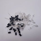 DIP 3mm 5mm IR LED Emitting Diode 850nm 940nm Emitter Receiver Infrared Transmitter Phototransistor Photodiode Invisible DIY PCB