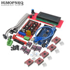 Mega 2560 R3 CH340 +1pcs RAMPS 1.4 Controller +5pcs A4988 DRV8825 Stepper Driver Module+1pcs 2004 controller for 3D Printer kit