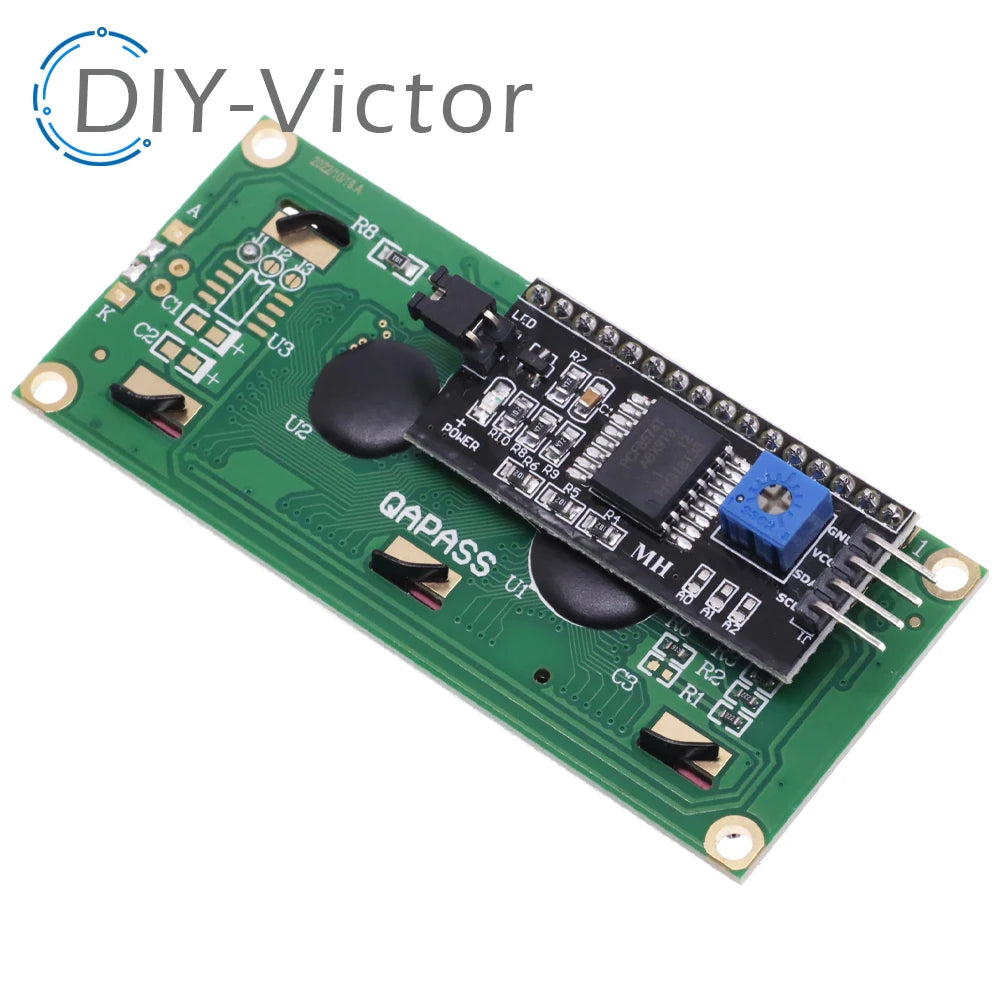 1602 16x2 HD44780 For Arduino Character LCD /w IIC/I2C Serial Interface Adapter Module