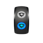 WINDSHIELD WIPER Rocker Switch DPDT 3 Position 2 In 1 Window Washer Switch 12V 20A Waterproof for CARS BOAT BUS RV SUV ATV UTV