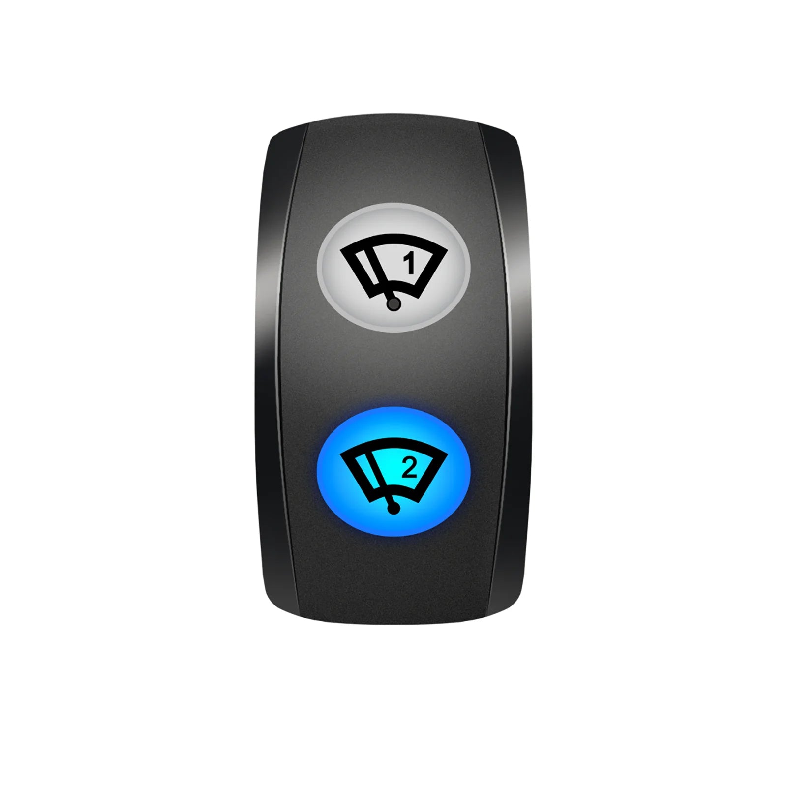 WINDSHIELD WIPER Rocker Switch DPDT 3 Position 2 In 1 Window Washer Switch 12V 20A Waterproof for CARS BOAT BUS RV SUV ATV UTV