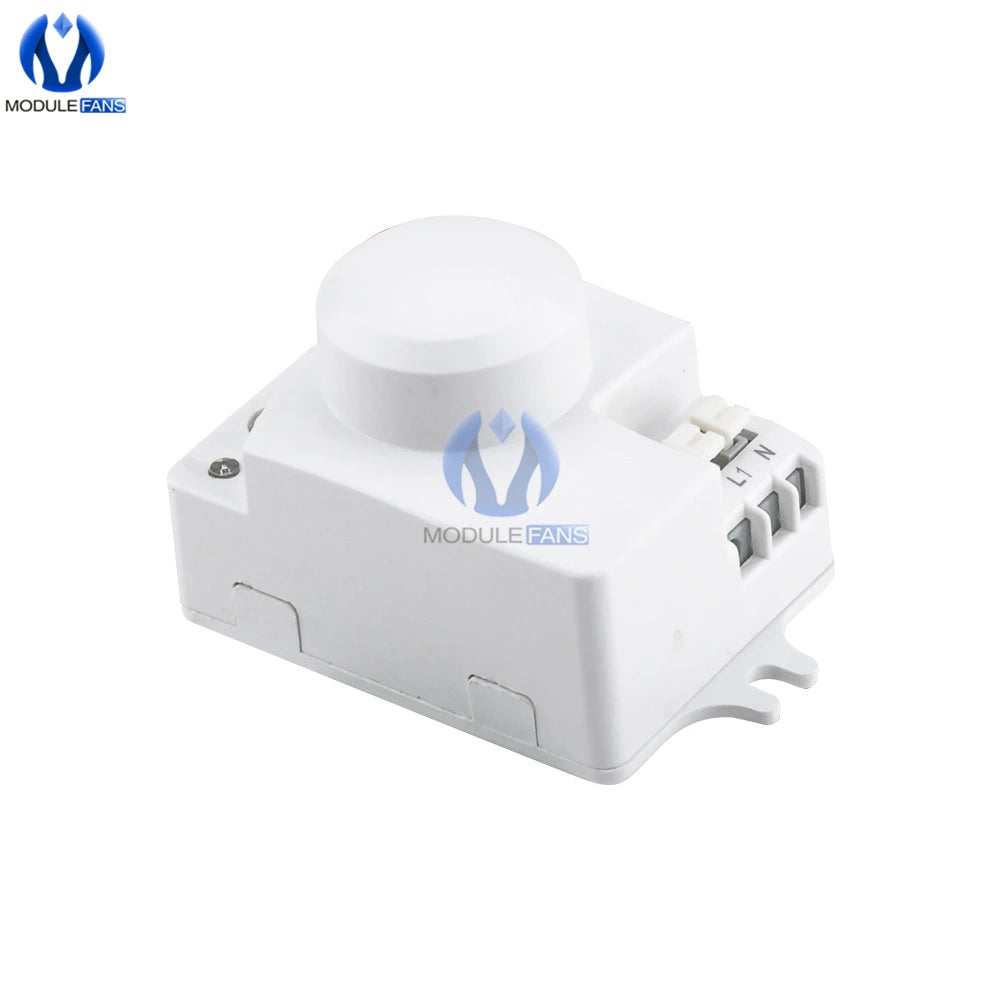 AC 220V 5.8GHz Microwave Radar Sensor Switch Human Body Motion Induction Sensor for LED Light Sensors Switches