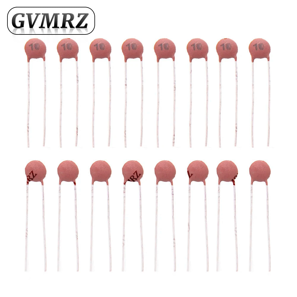 100PCS/1000PCS 50V Ceramic Disc Capacitor Radial Lead Multiple Capacitance Options