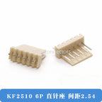 50/100PCS KF2510 connector straight pin socket bent pin socket 2.54MM 2A 3AW 4 5 6 8 10 12P