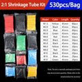 Heat Shrink Tubing Kit 73-900PCS 2:1 3:1 4:1 Ratio Cable Wire Insulation Sleeve Electrical Repair Protector Heat-Shrink Tube Set