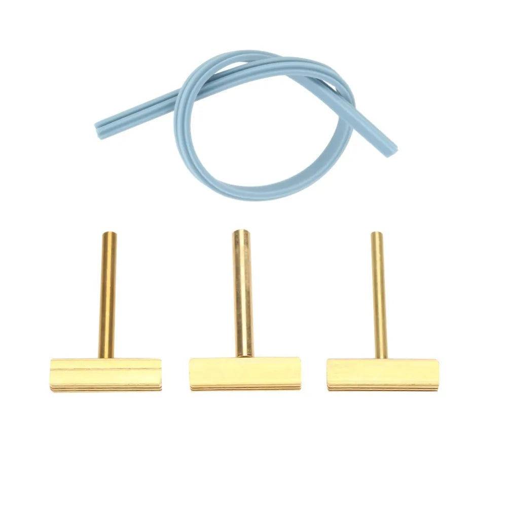 3 PCS 30W/40W/60W Power T Tip Soldering Iron Flat Tip Design For Ribbon Cable Hot Press Soldering Tip With Hot Press Stripe