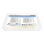 10 values kit Thermal Resistor thermistor NTC MF58 B3950 5% 1K/2K/5K/10K/20K/50K/100K/200K/500K/1M ohm Total 200 pcs