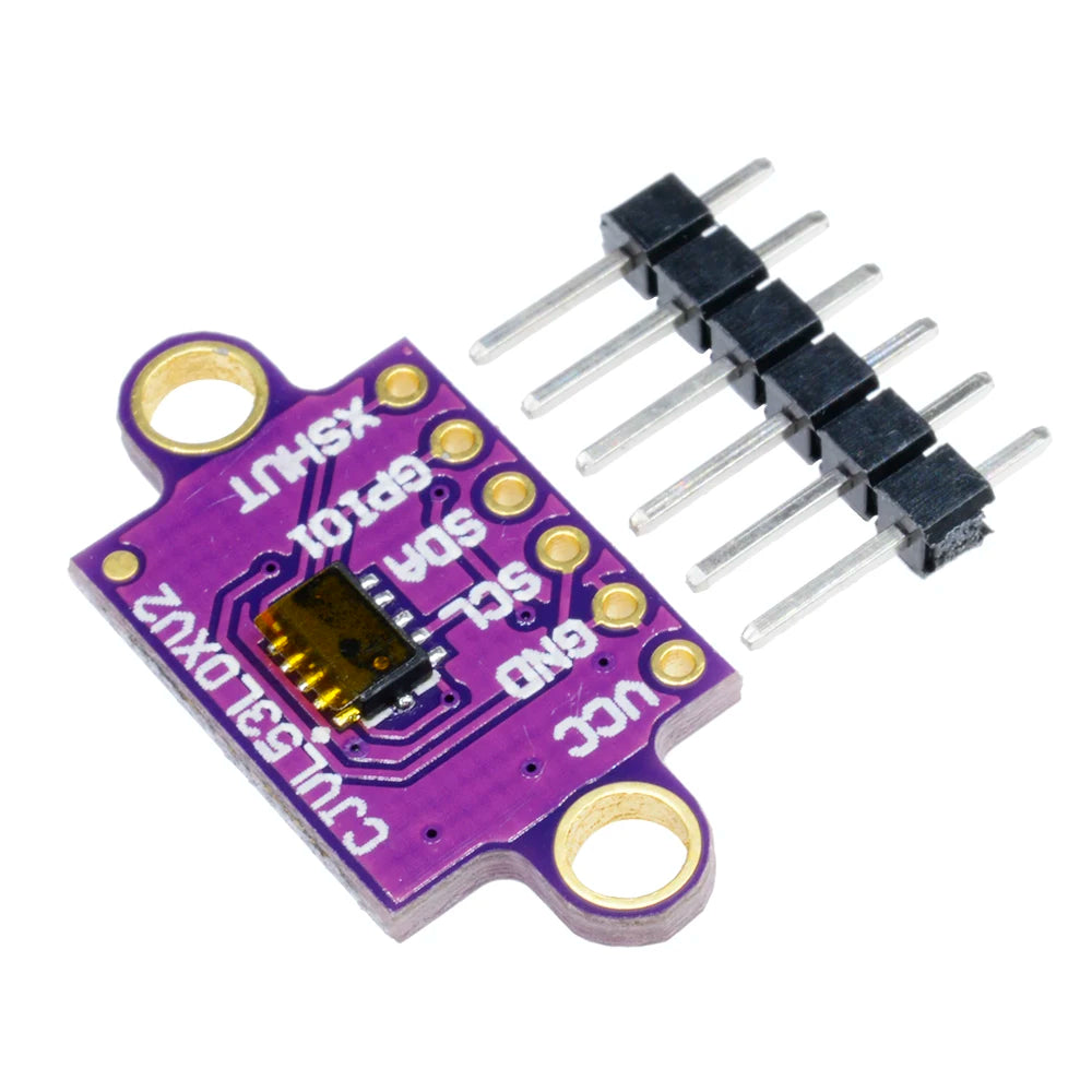 VL53L0X Time-of-Flight (ToF) Laser Ranging Sensor - 940nm GY-VL53L0XV2 Distance Module with I2C Interface, Size 25mm x 10.7mm