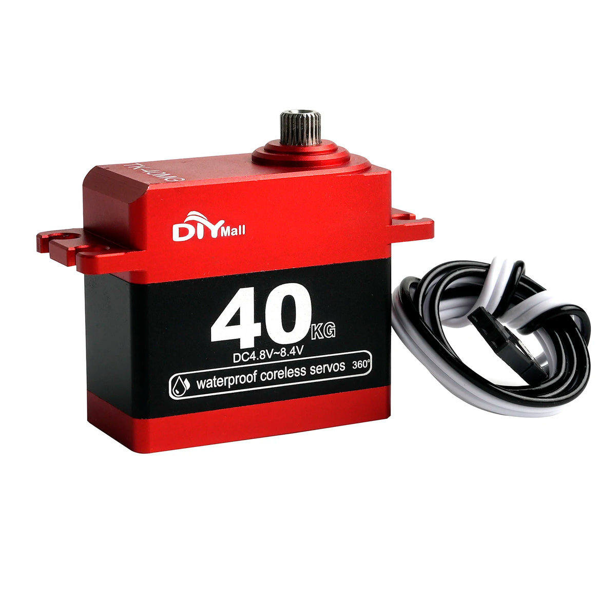 40KG Digital TK-40MG Servo Coreless Motor High Torque 180°/270°/360° Full Metal Servos DIY Parts For 1:8 1:10 1:12 RC Car Model