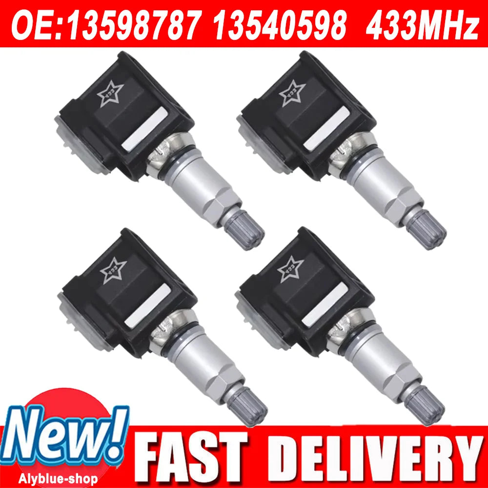 13598787 13540598 TPMS Tyre Pressure Sensor For Chevrolet Camaro 2016 to 2019 Tire Pressure Monitoring Systems  433MHz 1/4pcs