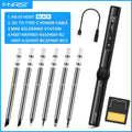 FNIRSI HS-01 Smart Soldering Iron 80-420℃ Rapid Heating PD 65W Type-c Charge Digital Display Screen Portable Welding Repair Tool