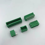 10Pairs 15EDG 2.54 mm KF2EDG PCB Screw Terminal Block Connector Right Angle/ Straight Needle Plug Pin Header Socket 2-12 Pin