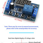 DC 5V Voltage Detection Relay Switch Board Charge and Discharge Protection Detection Upper and Lower Limit Alarm Control Module