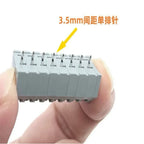 Ready Stock WAGO 250‑204 4‑Pole PCB Terminal Block 3.5mm Pitch Staggered Solder Pin Push‑in Wire Connector