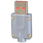 462E USB Male Housing Metal With Gold Plated Screws Suitable For Data Cable Fast Charging 4 Pin Male Connector Plug Socket