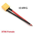 Xt60 Xt30 T Xt90 Mpx Plug Connector Male / Female Connector Plug With 12/14 /16awg Silicone Wire 100mm For Rc Battery Cable
