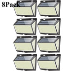 468LED Solar Power PIR Motion Sensor Wall Light 3 Working Modes Waterproof Security Solar Lights for Garden Path Yard Garage