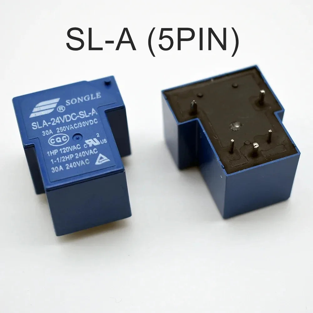 5 PCS Power Relay SLA Series SLA-05V 09V 12V 24V 48VDC-SL-A -C 4 Pin 5 Pin 6 Pin 30A T90 for Electronic Components Market