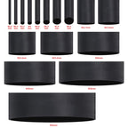 Black 3:1 Heat Shrink Tubing With Glue Dual Wall Adhesive Waterproof Insulation Cable Sleeve For Electrical Automotive Marine