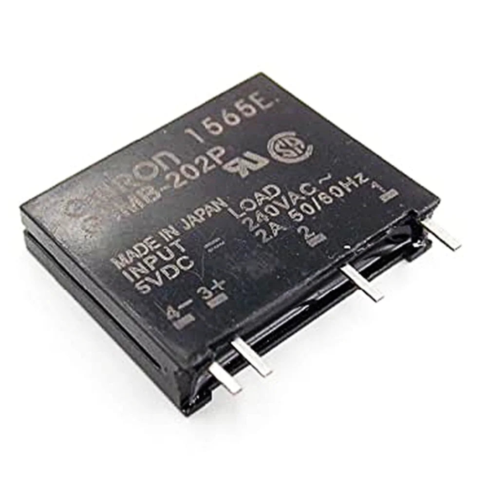 5PCS Relay Module G3MB-202P G3MB 202P DC-AC PCB SSR In 5V DC Out 240V AC 2A Solid State Relay Module