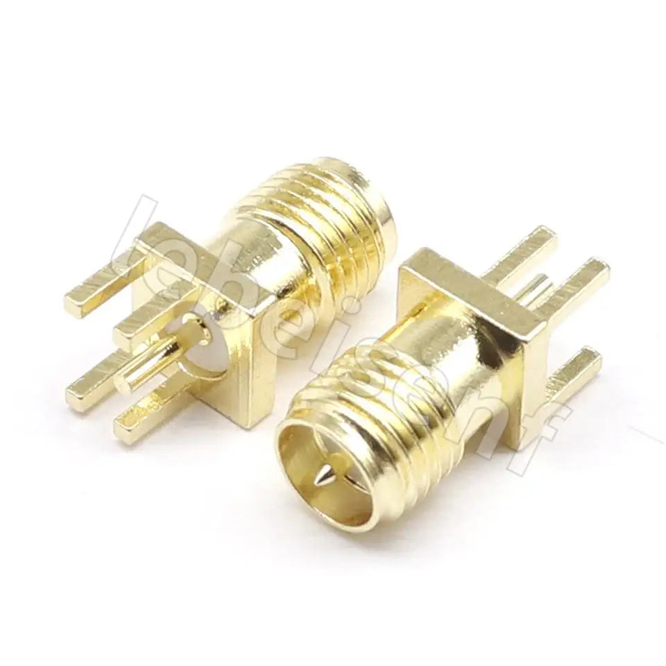 SMA Female Jack Male Plug Adapter Solder Edge PCB Straight Right angle Mount RF Copper Connector Plug Socket