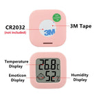 1/2pc LCD Digital Thermometer Hygrometer Indoor Room Electronic Temperature Humidity Meter Sensor Gauge Weather Station For Home
