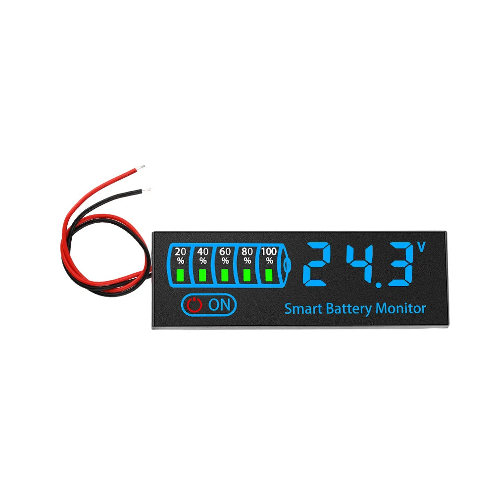 Intelligent Battery Display Lithium Battery Level Indicator DC 7-55V 18650 Lipo Li-ion Capacity Board DIY Charging Tester