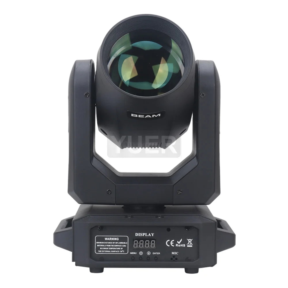 LED Moving Head Light 200W Beam+Spot+18 Rotating Prisms+Rainbow 12 Gobo 8 Color Effect Dj Dmx Stage Light Effect Light Disco Bar