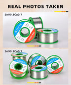 Sn99.3 Cu0.7 50G 100G Lead Free Solder Wire Tin 0.5/0.6/0.8/1.0mm Rosin Core Solder Welding Soldering Iron