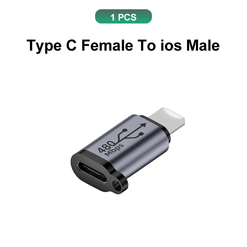 USB C Adapter Type C To Micro To Mini USB Female Converters for IPhone 14 13 Xiaomi Samsung for Lightning Male Charger Adapter