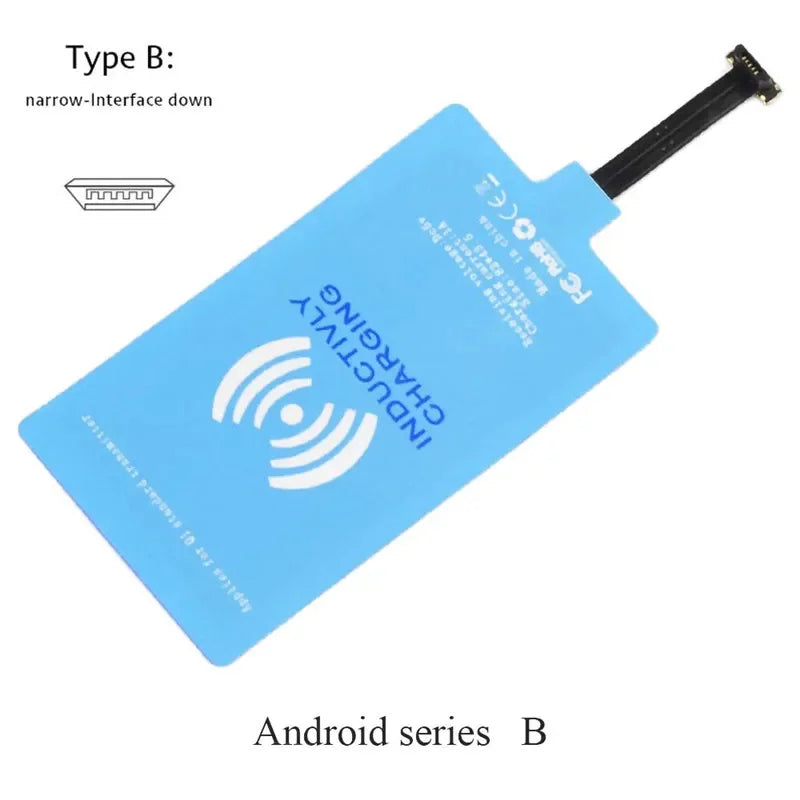 5V 1A Wireless Charging Receiver For iPhone 7 6s Plus 5s Type C Wireless Adapter Coil For Samsung Huawei Xiaomi