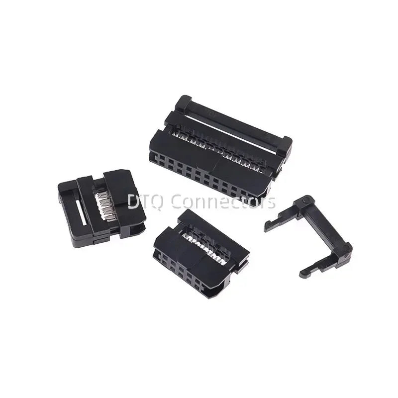 10Pcs 2.0 2mm Pitch FC 2X3/4/5/6/7/8/10/12/13/15/17/20/25 Pin IDC Female Header Socket Connector For 1.0mm Flat Cable