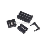 10Pcs 2.0 2mm Pitch FC 2X3/4/5/6/7/8/10/12/13/15/17/20/25 Pin IDC Female Header Socket Connector For 1.0mm Flat Cable