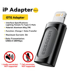 Essager USB C To Lightning Adapter PD 20W Fast Charging OTG USB Type C To Lighting For iPhone 15 14 11 XR Pro Max IOS Converter