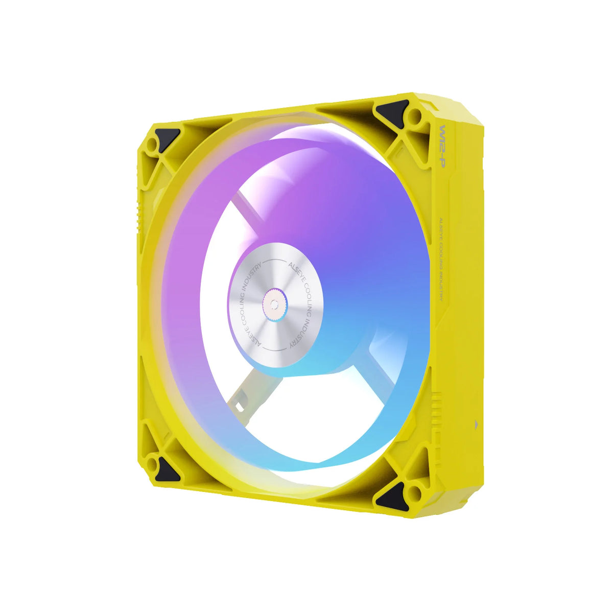 ALSEYE W12P 12CM Case Cooling Fan ARGB Light Synchronization PWM Intelligent Temperature Control Silent Fan 900-3000RPM