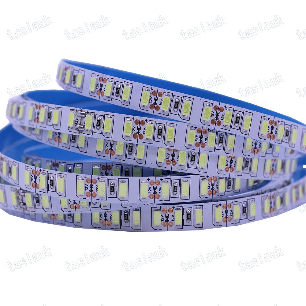 120leds/m LED Strip Light tape 12V 5730 SMD White Warm White NW 4000k 5m  For Ceiling Counter Cabinet Light non waterproof