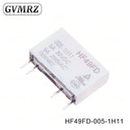4P HF49FD Relay HF49FD-005 012 024 1H11 4Pin 5A Relays DC 5V 12V 24V HF49FD-005-1H11 HF49FD-012-1H11 HF49FD-024-1H11
