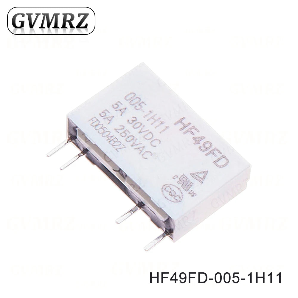 4P HF49FD Relay HF49FD-005 012 024 1H11 4Pin 5A Relays DC 5V 12V 24V HF49FD-005-1H11 HF49FD-012-1H11 HF49FD-024-1H11