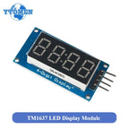TM1637 Display Module LED 7 Segment 4 Bits 0.36 Inch Clock RED Anode Digital Tube Four Serial Driver Board for Arduino