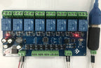 Modbus RTU 8 Channel Relay Module RS485/TTL UART 8CH-Input 8CH-Output