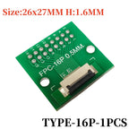 FFC/FPC 0.5MM Adapter Board 4P/6P/8P/10P/12P/14P/15P/16P/18P/20P/22P/24P/26P/30P/32P/34P/36P/40P/42P/45P/50P/60P/64P/68P/80P/96P