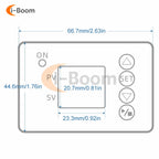 T2310 Microcomputer Intelligent Time Delay Relay DC 12V 24V AC 110V 220V Dual LED Display Programmable Timing Relay Controller