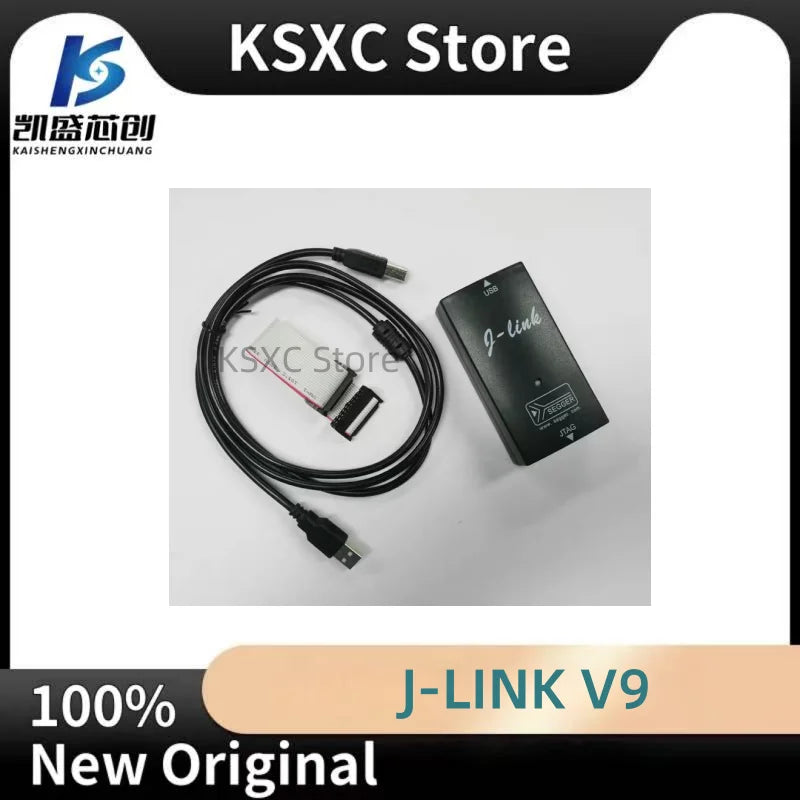 1PCS/LOT Free shipping JLINK J-LINK V9 ARM Emulator USB-JTAG Adapter Emulator STM32 ARM MCU Fast Shipping